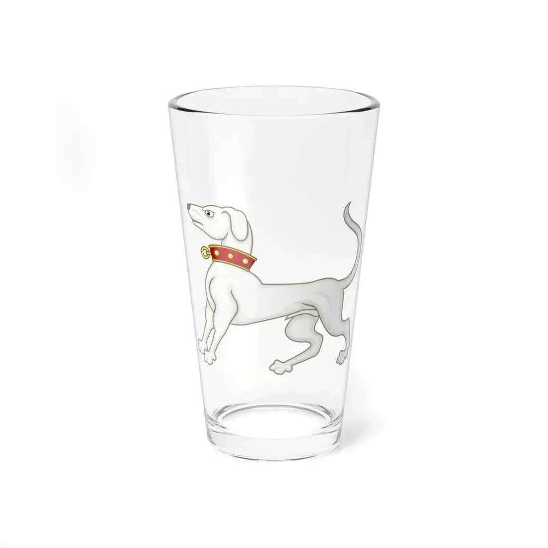 Greyhound of Richmond Badge of Henry VII - Pint Glass 16oz 16oz - Go Mug Yourself