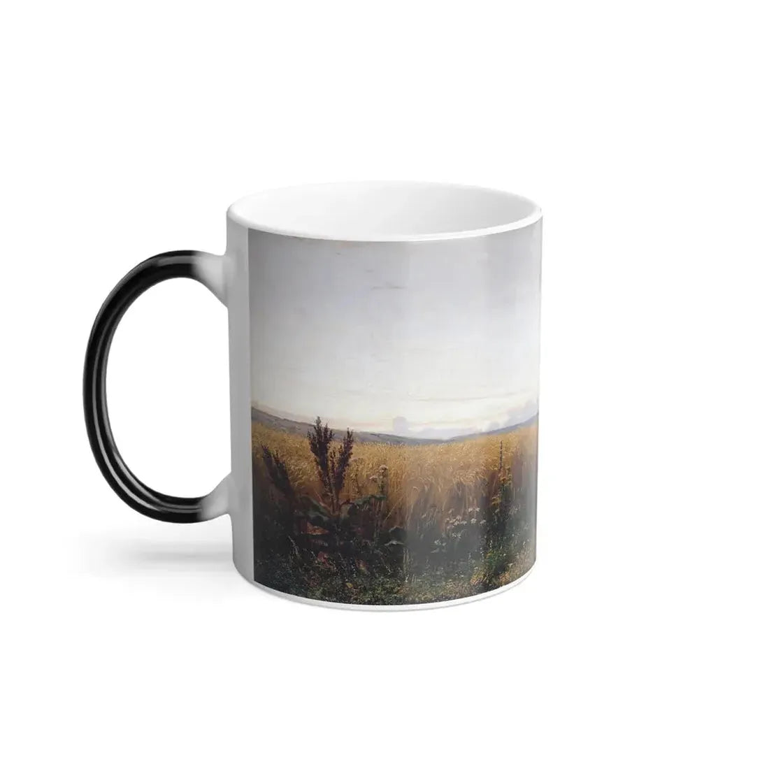Grigoriy Myasoyedov (1835-1911) The Road in the Rye - Oil on Canvas 1881 - Color Changing Mug 11oz - Go Mug Yourself