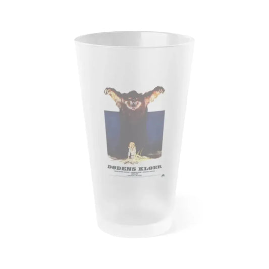 GRIZZLY (DANISH) 1976 Movie Poster - Frosted Pint Glass 16oz Default Title - Go Mug Yourself