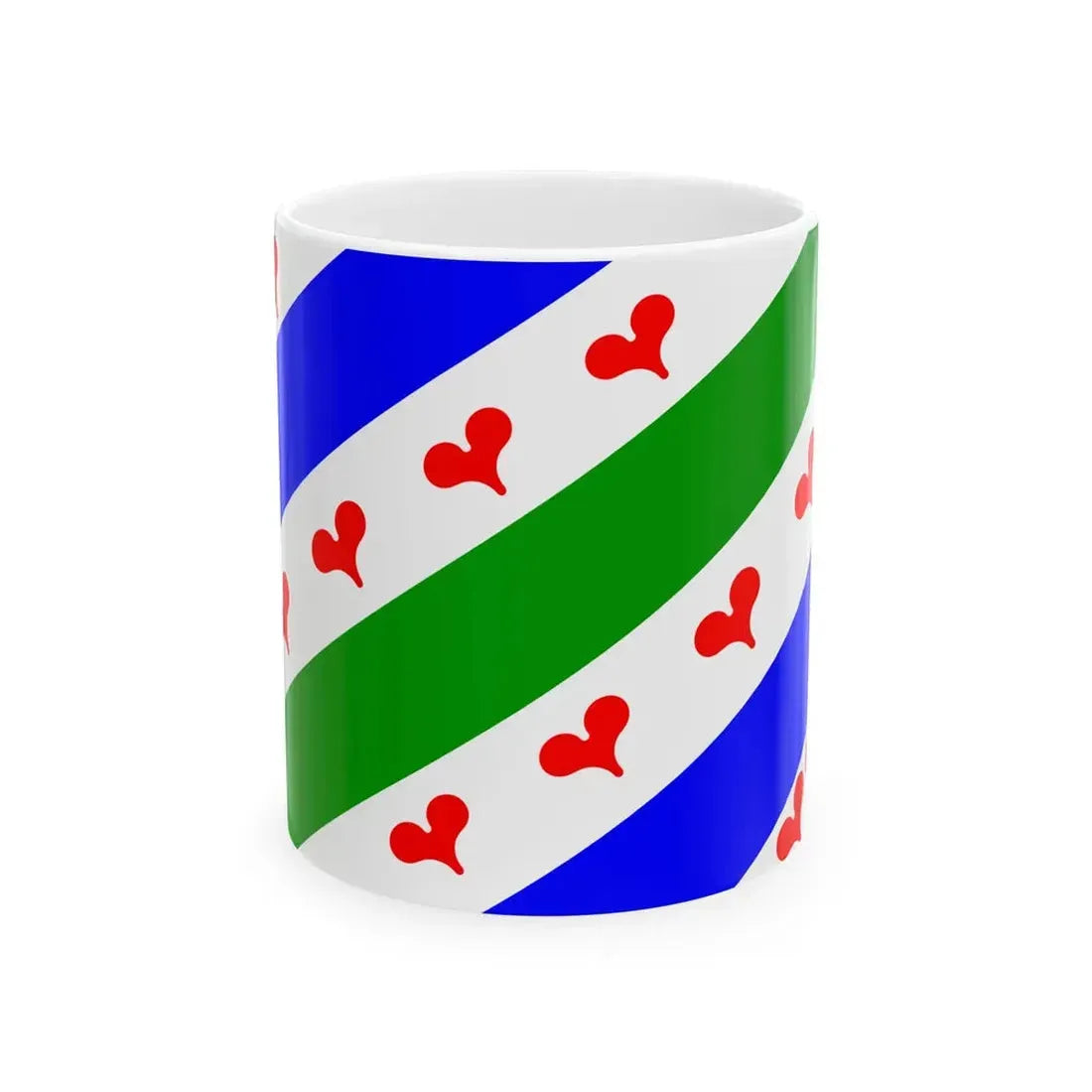 Groningenvlagvoorstel 1 (Netherlands) White Coffee Mug 11oz - Go Mug Yourself