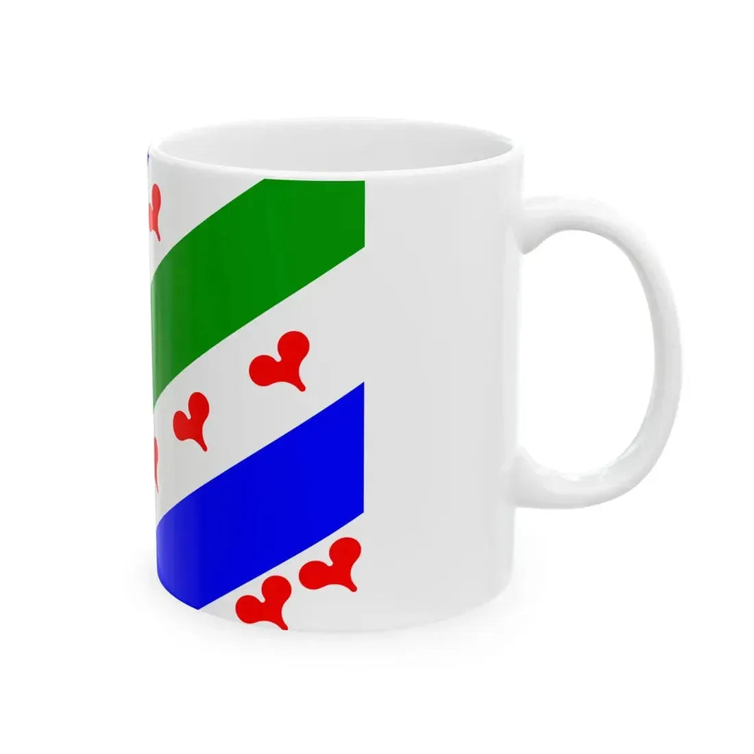 Groningenvlagvoorstel 1 (Netherlands) White Coffee Mug - Go Mug Yourself