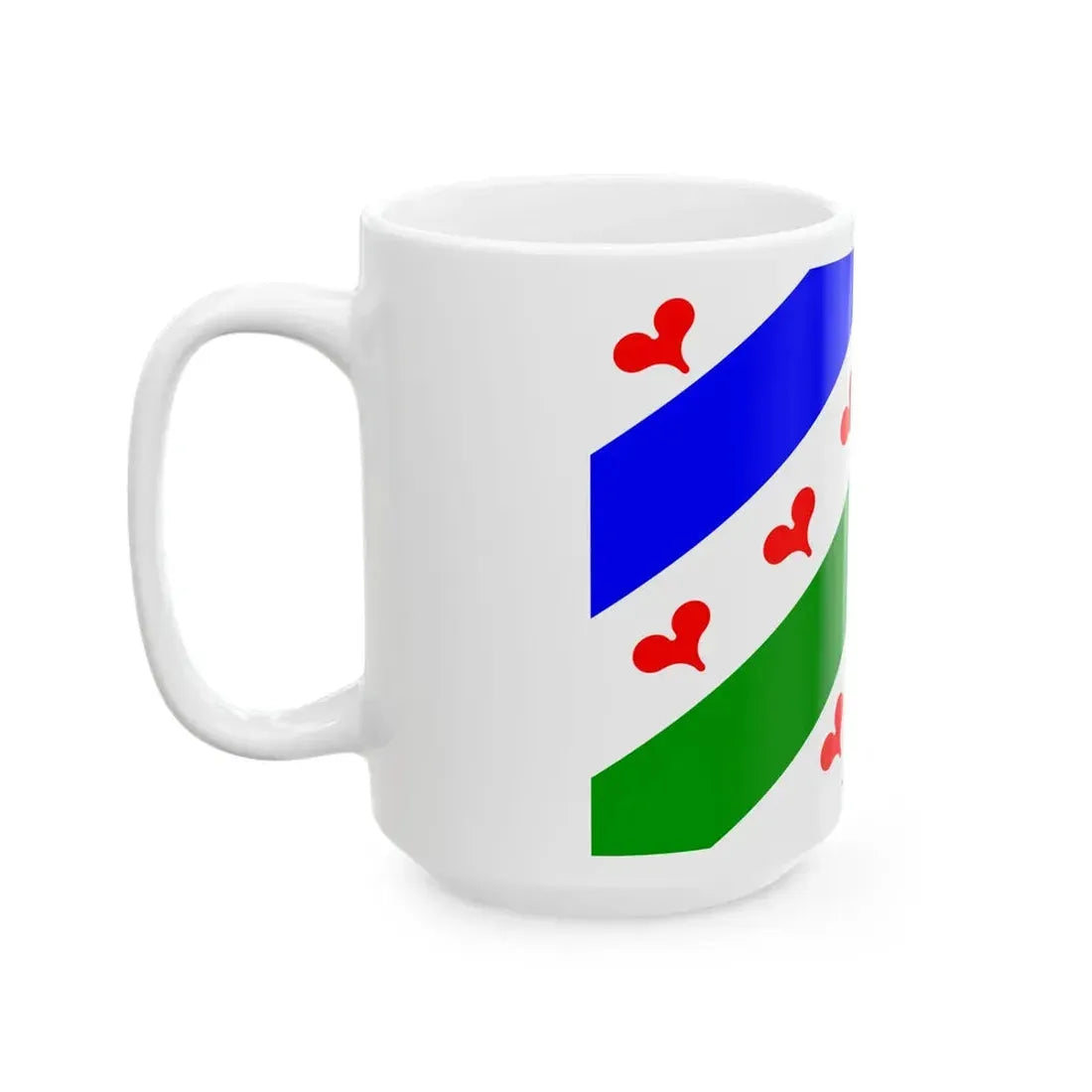 Groningenvlagvoorstel 1 (Netherlands) White Coffee Mug - Go Mug Yourself