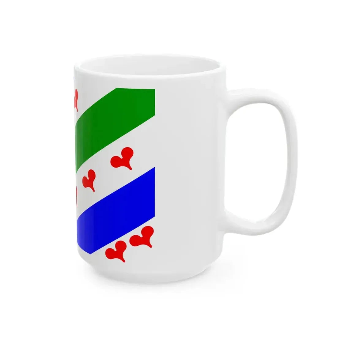Groningenvlagvoorstel 1 (Netherlands) White Coffee Mug - Go Mug Yourself
