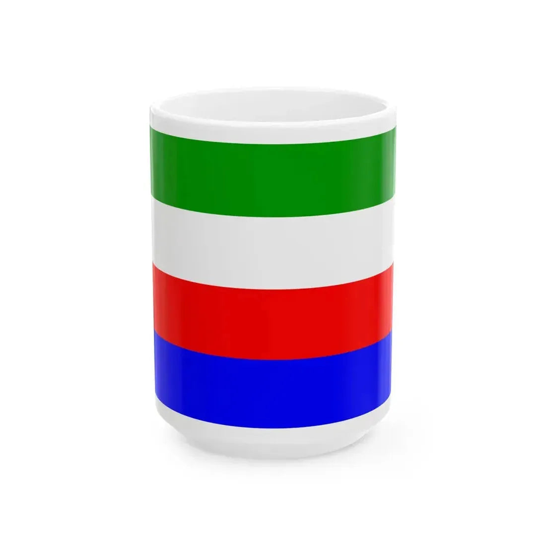 Groningenvlagvoorstel 3 (Netherlands) White Coffee Mug 15oz - Go Mug Yourself
