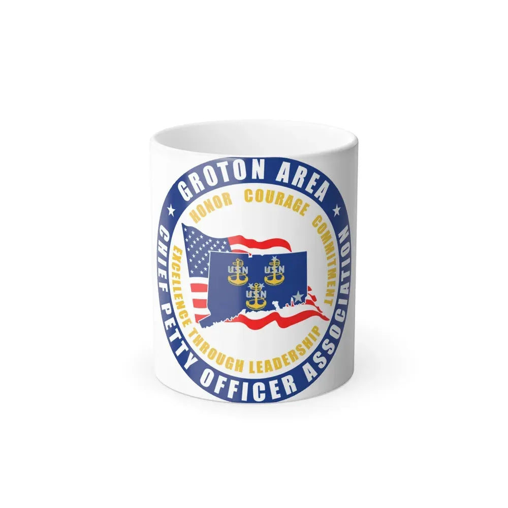 Groton Area CPOA Chief Petty Officer Associations (U.S. Navy) Color Changing Mug 11oz Default Title 11oz - Go Mug Yourself