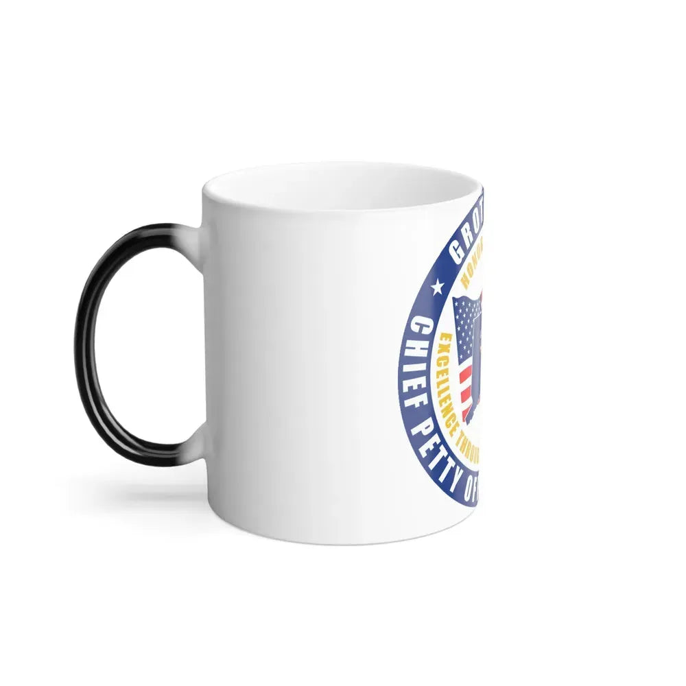 Groton Area CPOA Chief Petty Officer Associations (U.S. Navy) Color Changing Mug 11oz - Go Mug Yourself