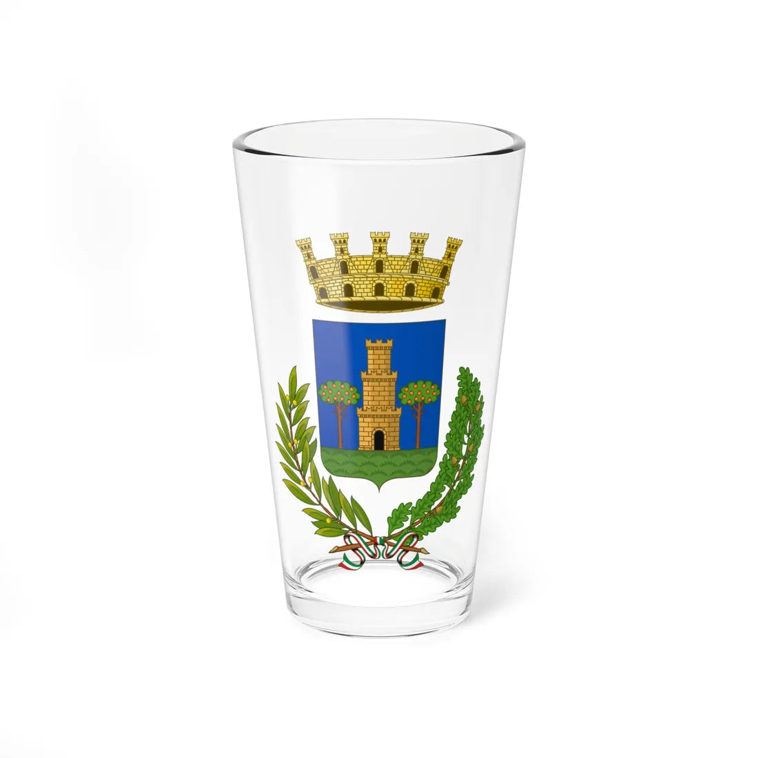 Grottammare-Stemma (Italy) (Coat of Arms) Pint Glass 16oz 16oz - Go Mug Yourself