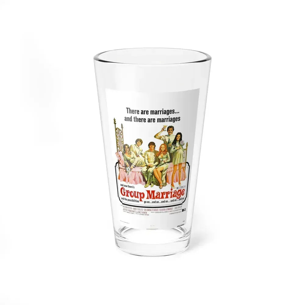 GROUP MARRIAGE 1972 Movie Poster - Pint Glass 16oz 16oz - Go Mug Yourself