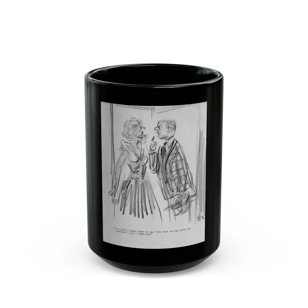 Group of Five illustrations (2) - Black Coffee Mug 15oz - Go Mug Yourself