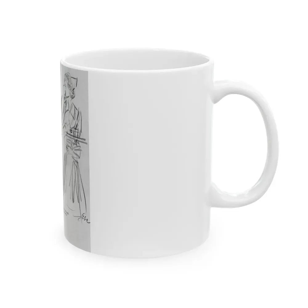 Group of Five illustrations (5) - White Coffee Mug - Go Mug Yourself