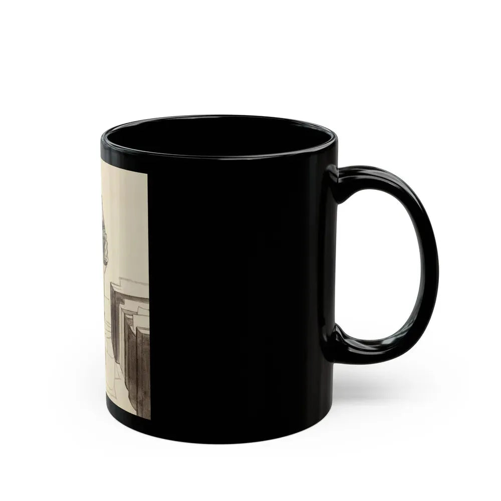 Group of Four Coca-Cola advertisements, 1960 (1) - Black Coffee Mug - Go Mug Yourself