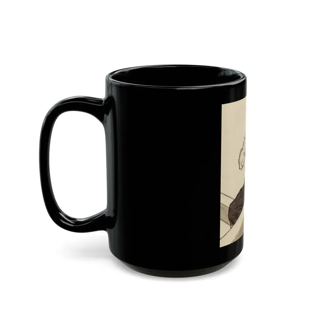 Group of Four Coca-Cola advertisements, 1960 (2) - Black Coffee Mug - Go Mug Yourself