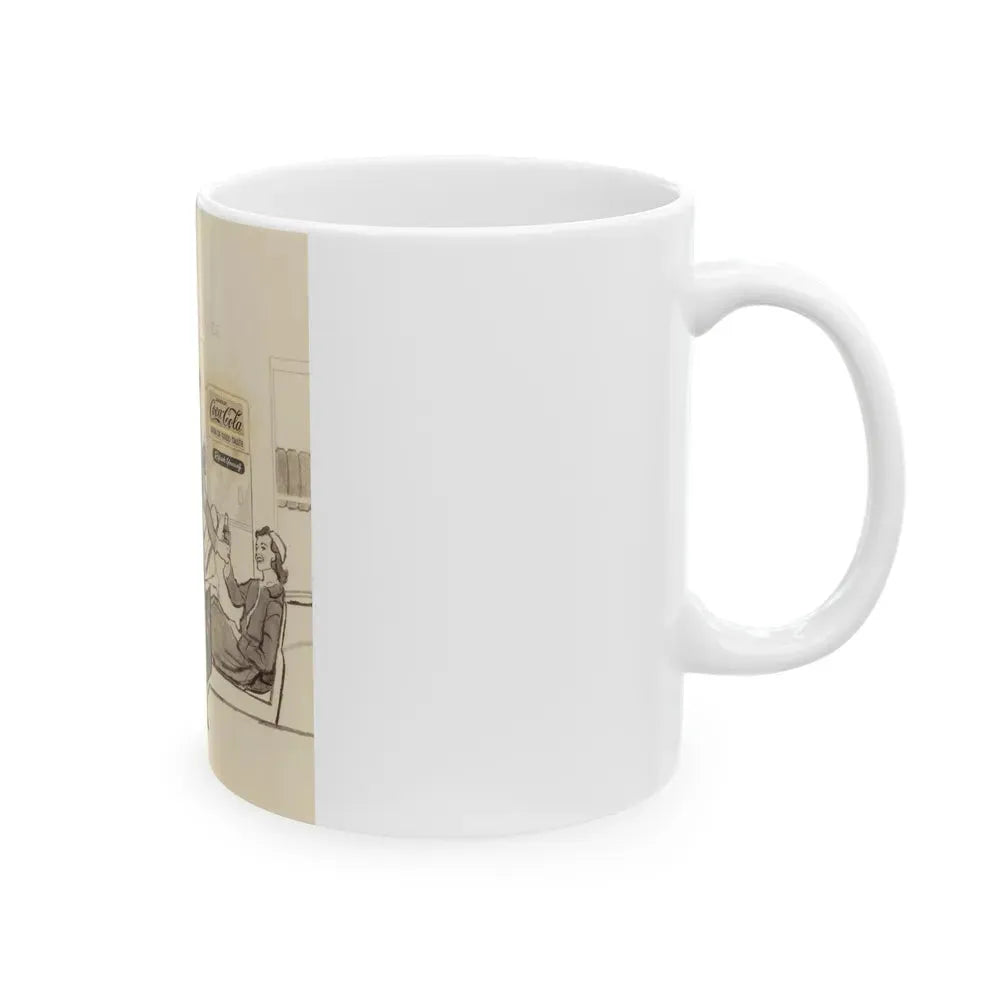 Group of Four Coca-Cola advertisements, 1960 (3) - White Coffee Mug - Go Mug Yourself