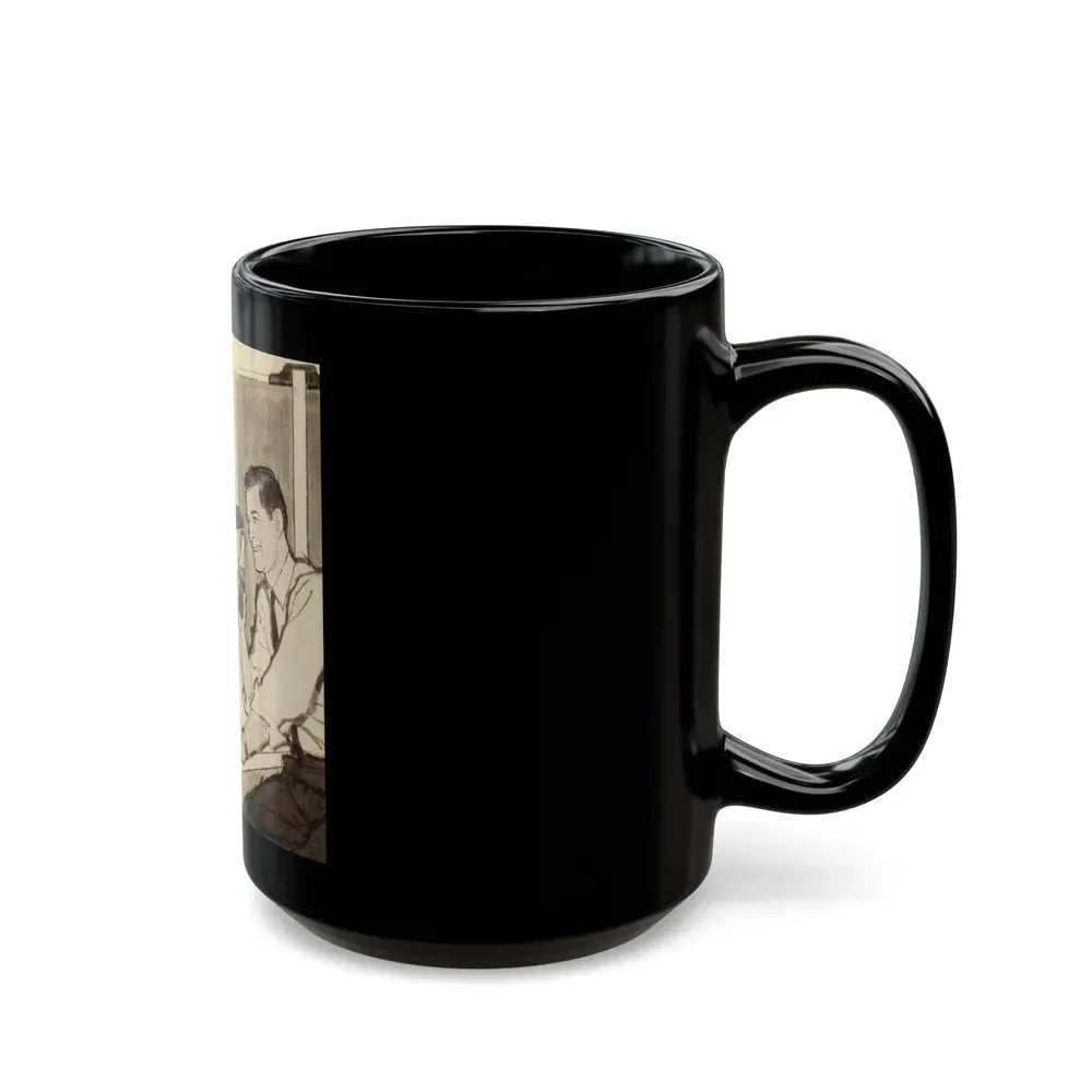 Group of Four Coca-Cola advertisements, 1960 (4) - Black Coffee Mug - Go Mug Yourself