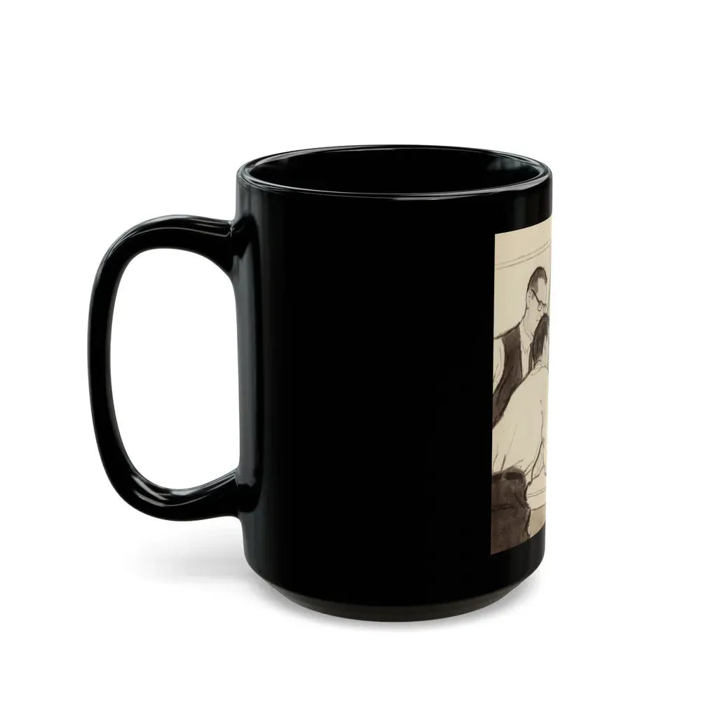 Group of Four Coca-Cola advertisements, 1960 (4) - Black Coffee Mug - Go Mug Yourself