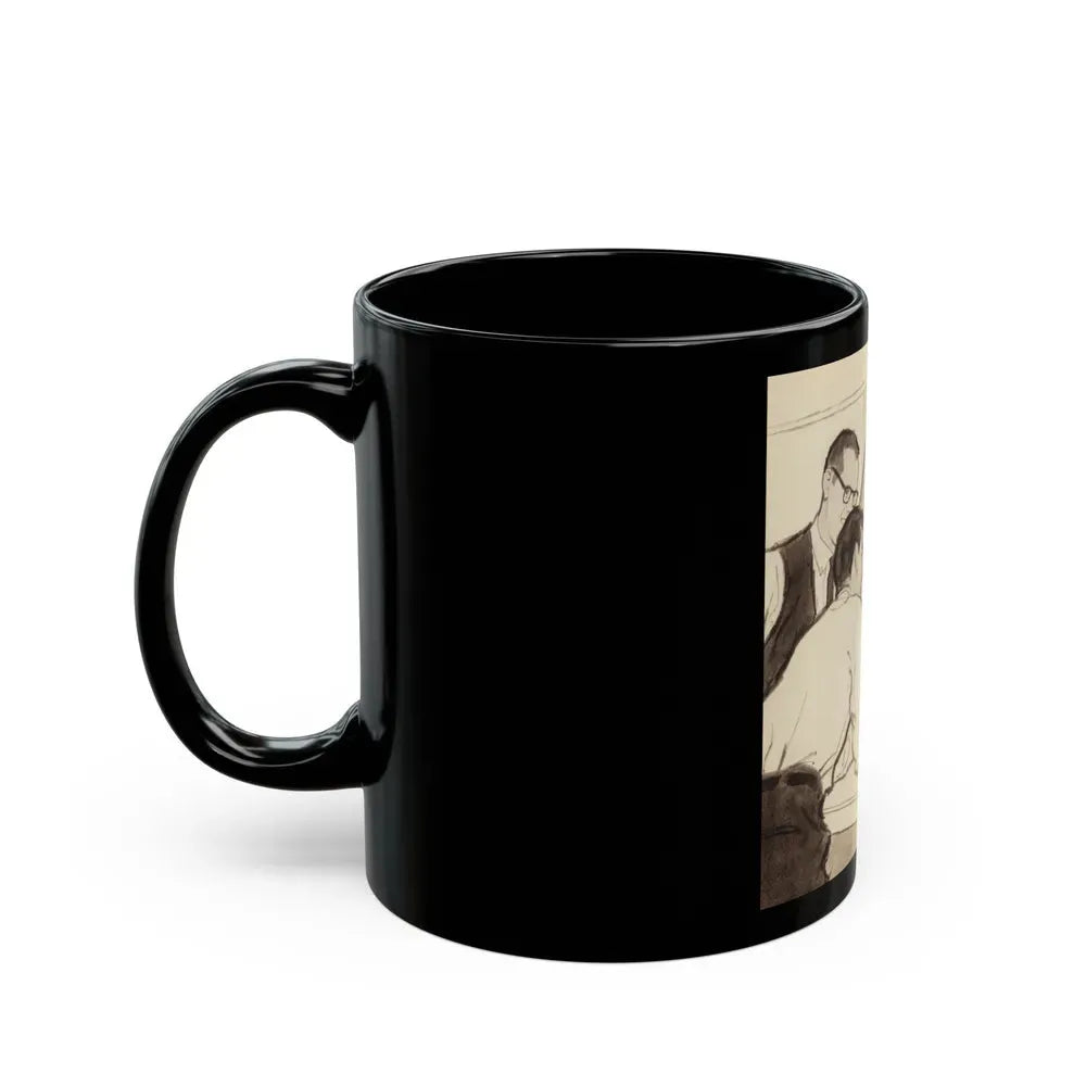 Group of Four Coca-Cola advertisements, 1960 (4) - Black Coffee Mug - Go Mug Yourself