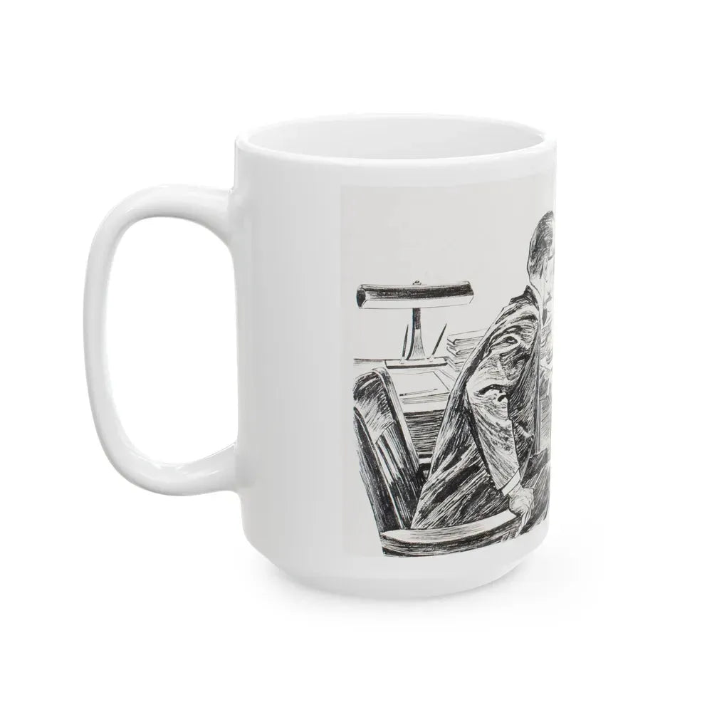 Group of nine story illustrations (2) - White Coffee Mug - Go Mug Yourself