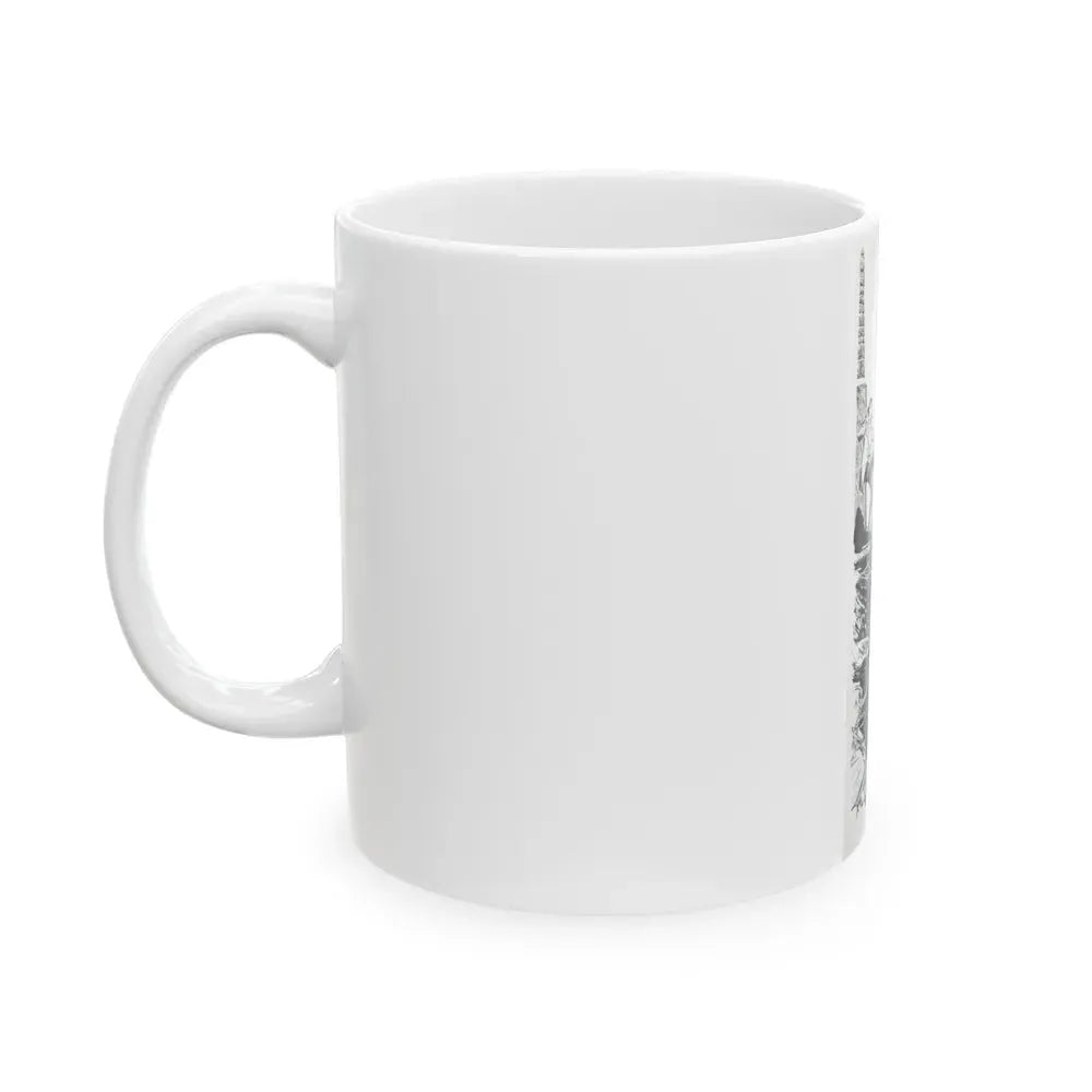 Group of nine story illustrations (3) - White Coffee Mug - Go Mug Yourself