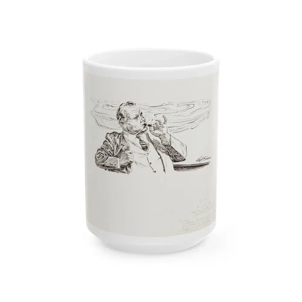 Group of nine story illustrations (4) - White Coffee Mug 15oz - Go Mug Yourself