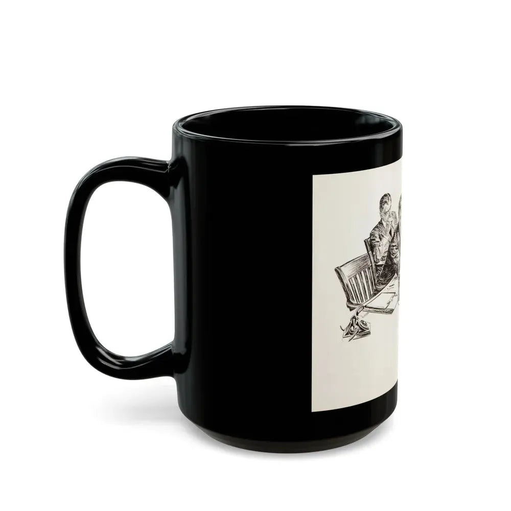 Group of nine story illustrations (8) - Black Coffee Mug - Go Mug Yourself