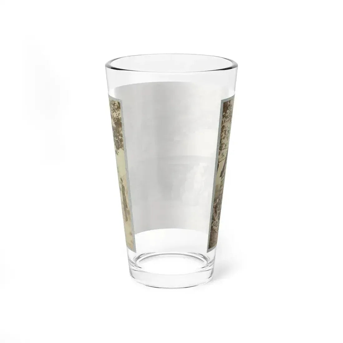 Group Of Officers And Soldiers Outside A Sutler's Store (U.S. Civil War) Pint Glass 16oz - Go Mug Yourself