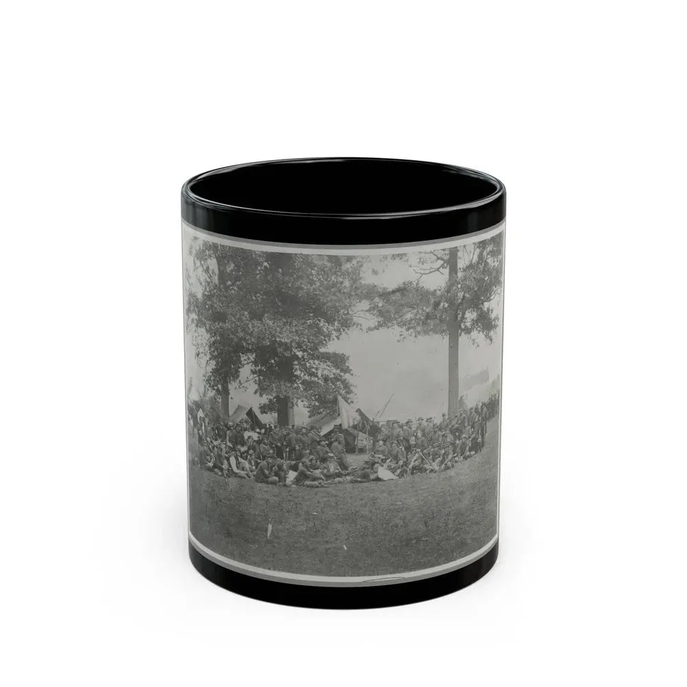 Group Of Officers & Men (U.S. Civil War) Black Coffee Mug 11oz - Go Mug Yourself