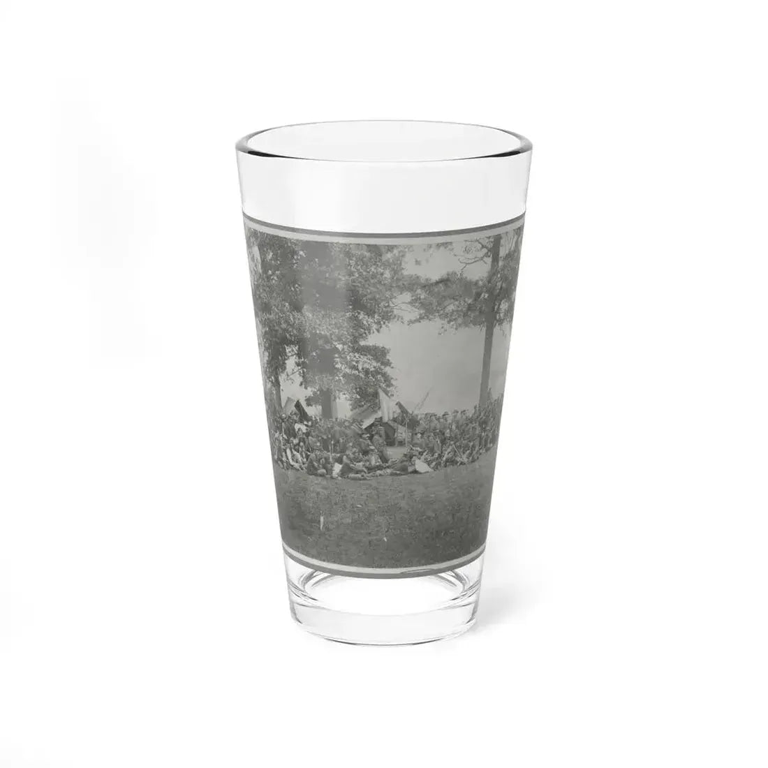 Group Of Officers & Men (U.S. Civil War) Pint Glass 16oz 16oz - Go Mug Yourself