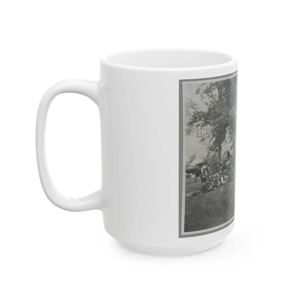 Group Of Officers & Men (U.S. Civil War) White Coffee Mug - Go Mug Yourself
