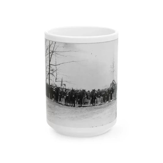 Group Of Provost Guards At Headquarters, Army Of The Potomac (U.S. Civil War) White Coffee Mug 15oz - Go Mug Yourself