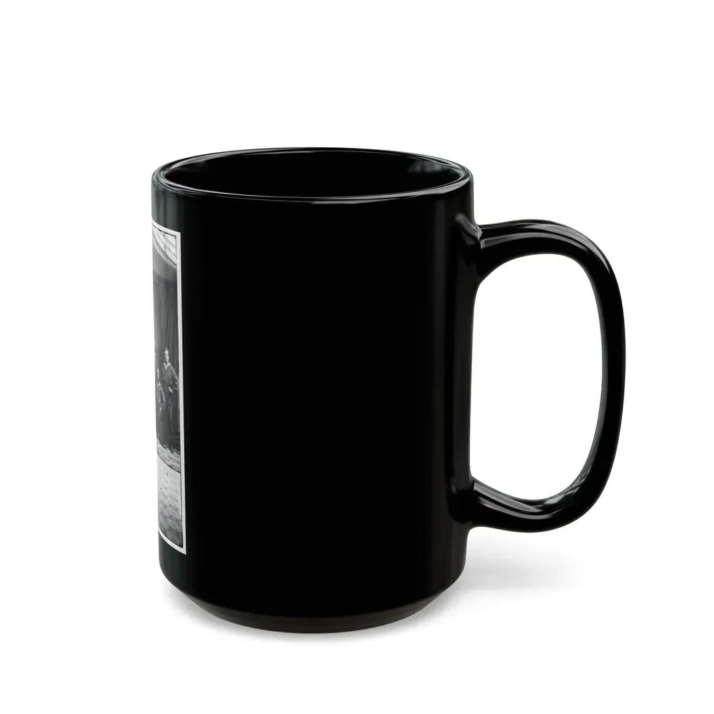 Group Of Russian Sailors From The Navy Ship Variag During Visit To New York City 001 (U.S. Civil War) Black Coffee Mug - Go Mug Yourself