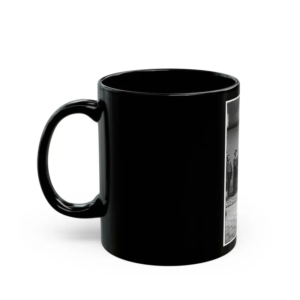 Group Of Russian Sailors From The Navy Ship Variag During Visit To New York City 001 (U.S. Civil War) Black Coffee Mug - Go Mug Yourself