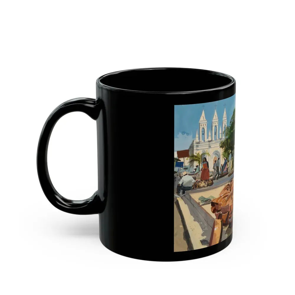 Group of Six Calendar illustrations (2), 1970-78 - Black Coffee Mug - Go Mug Yourself