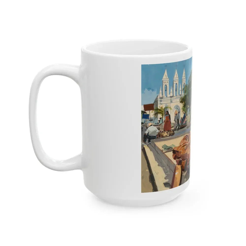 Group of Six Calendar illustrations (2), 1970-78 - White Coffee Mug - Go Mug Yourself