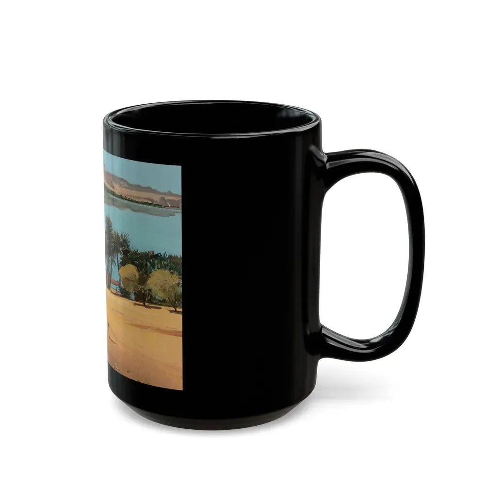 Group of Six Calendar illustrations (3), 1970-78 - Black Coffee Mug - Go Mug Yourself