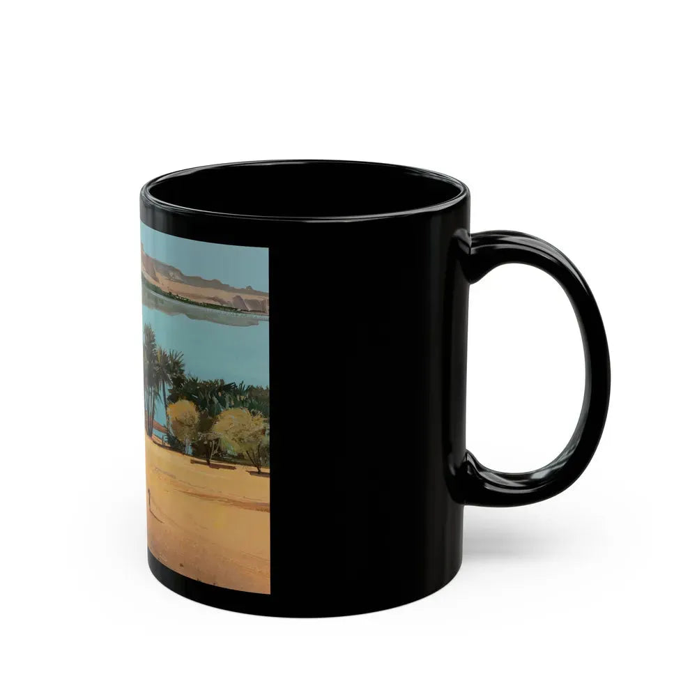 Group of Six Calendar illustrations (3), 1970-78 - Black Coffee Mug - Go Mug Yourself