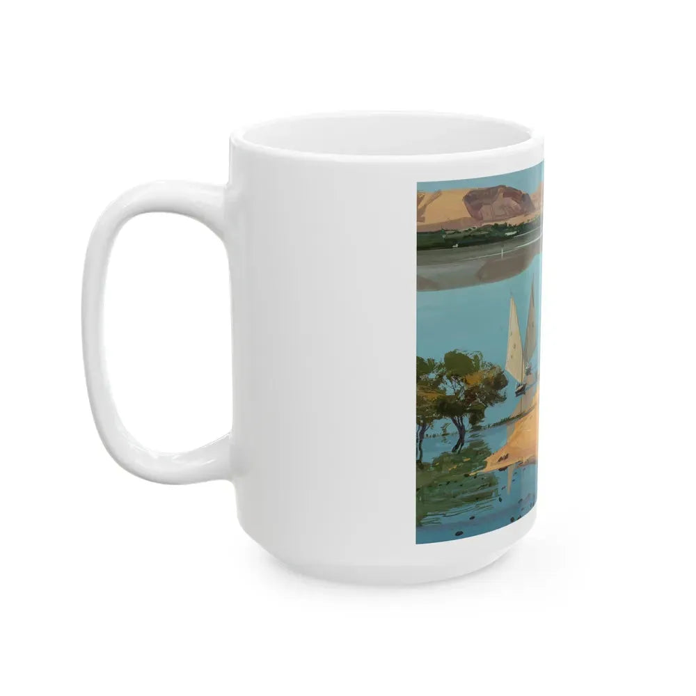 Group of Six Calendar illustrations (3), 1970-78 - White Coffee Mug - Go Mug Yourself