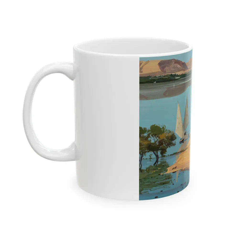 Group of Six Calendar illustrations (3), 1970-78 - White Coffee Mug - Go Mug Yourself