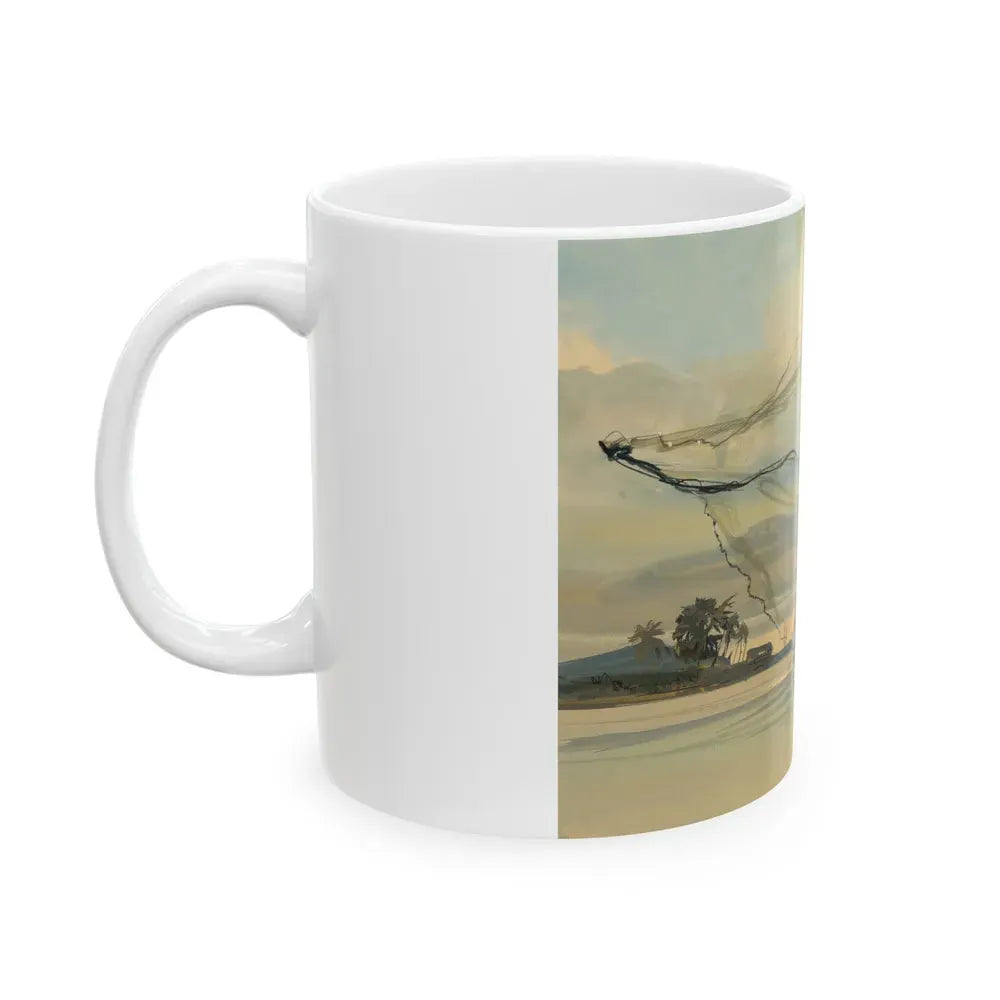 Group of Six Calendar illustrations (4), 1970-78 - White Coffee Mug - Go Mug Yourself