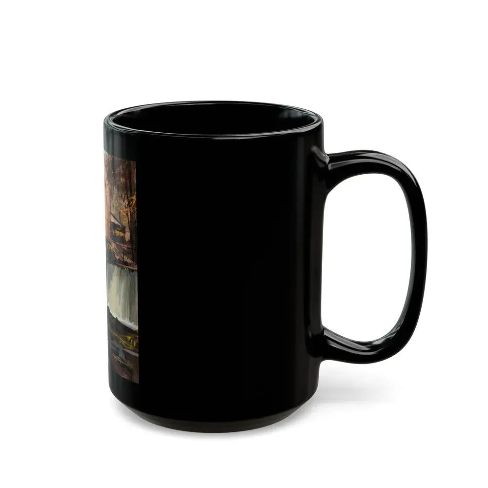 Group of Six Calendar illustrations (5), 1970-78 - Black Coffee Mug - Go Mug Yourself