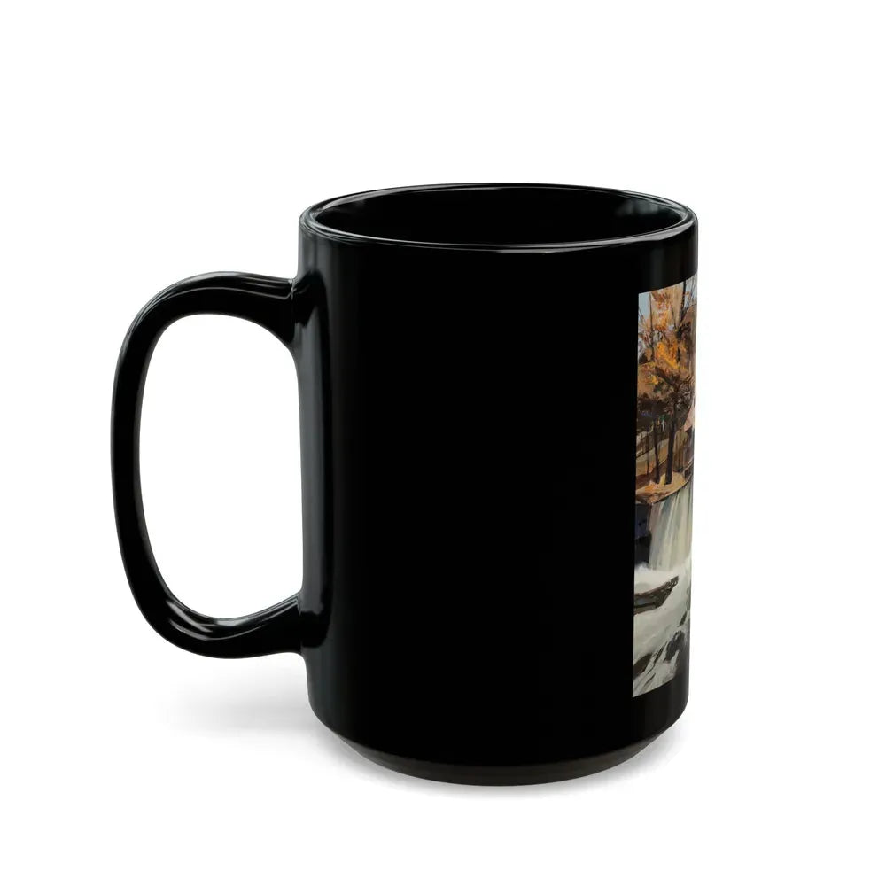 Group of Six Calendar illustrations (5), 1970-78 - Black Coffee Mug - Go Mug Yourself