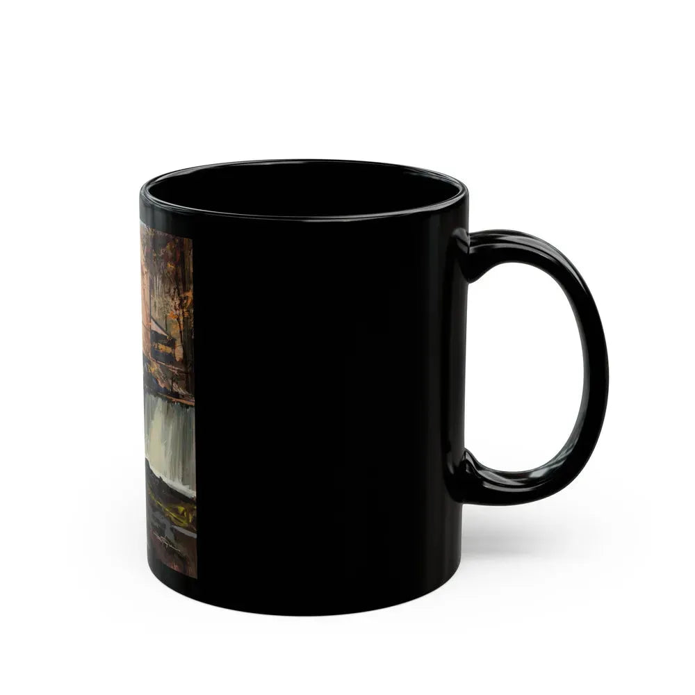 Group of Six Calendar illustrations (5), 1970-78 - Black Coffee Mug - Go Mug Yourself