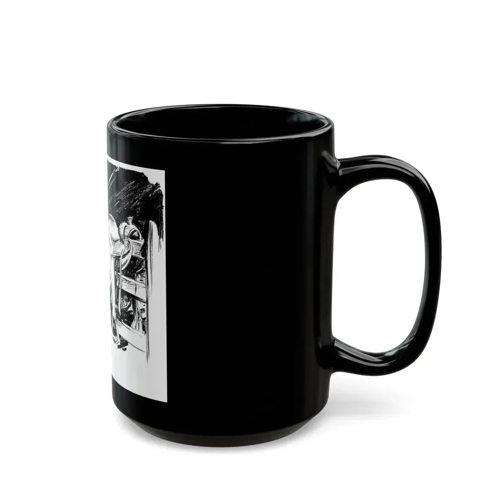 Group of six interior pulp illustrations (1) - Black Coffee Mug - Go Mug Yourself