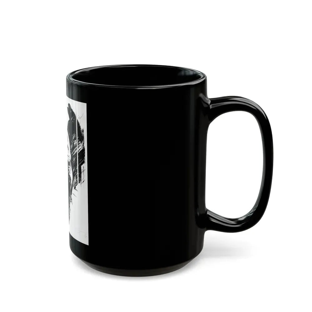 Group of six interior pulp illustrations (2) - Black Coffee Mug - Go Mug Yourself