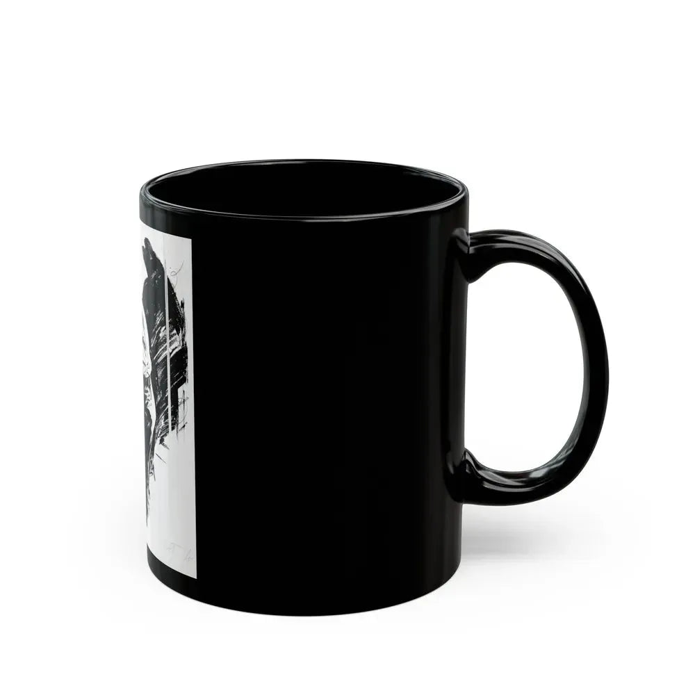 Group of six interior pulp illustrations (2) - Black Coffee Mug - Go Mug Yourself