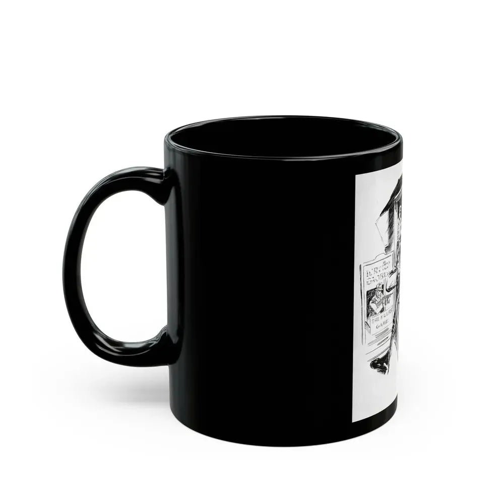 Group of six interior pulp illustrations (4) - Black Coffee Mug - Go Mug Yourself