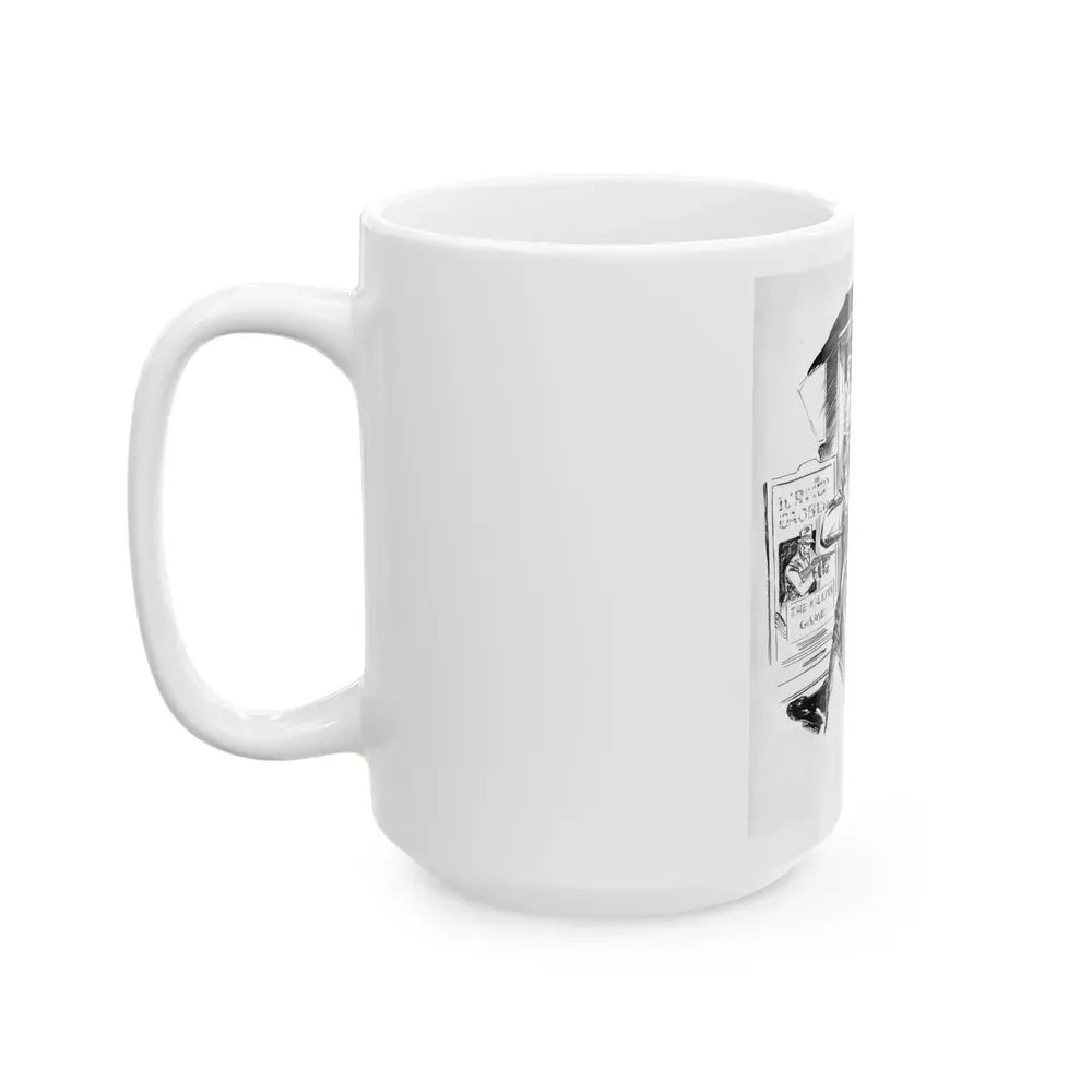 Group of six interior pulp illustrations (4) - White Coffee Mug - Go Mug Yourself