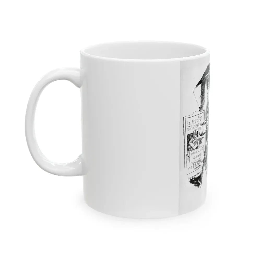 Group of six interior pulp illustrations (4) - White Coffee Mug - Go Mug Yourself