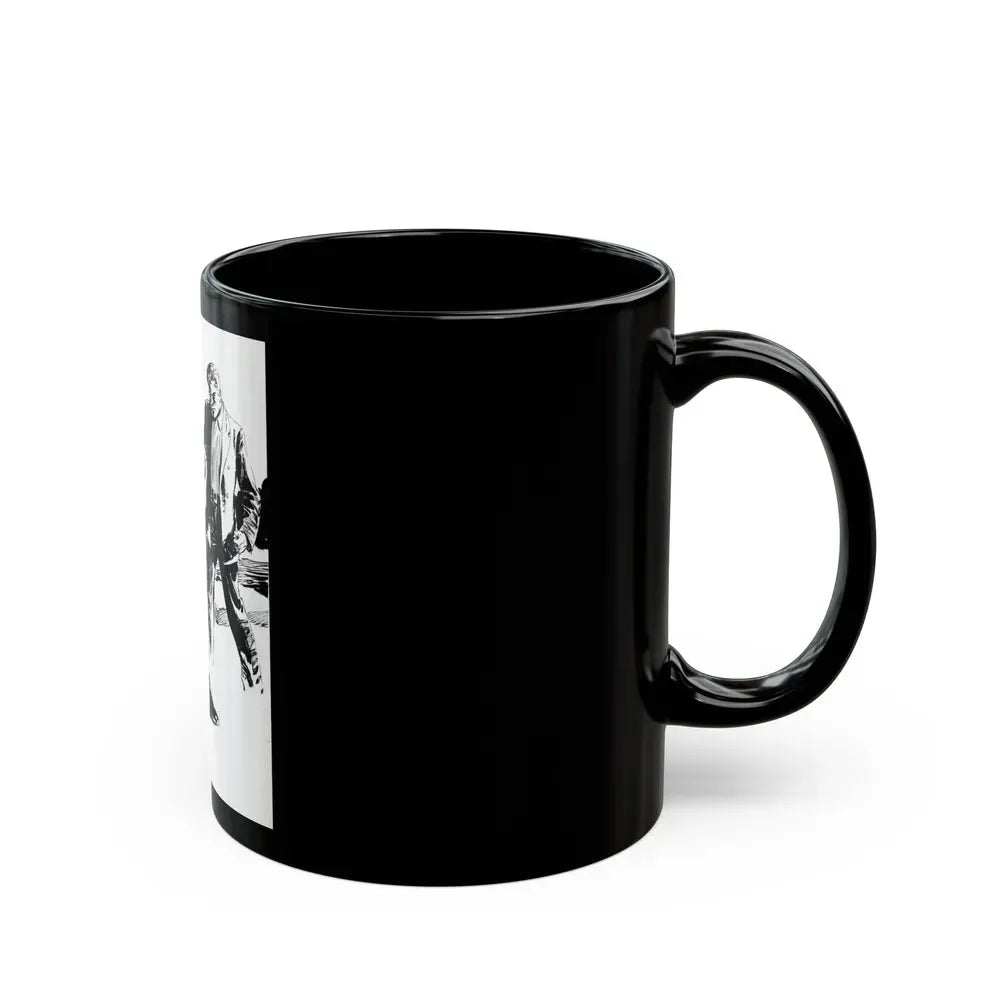Group of six interior pulp illustrations (5) - Black Coffee Mug - Go Mug Yourself
