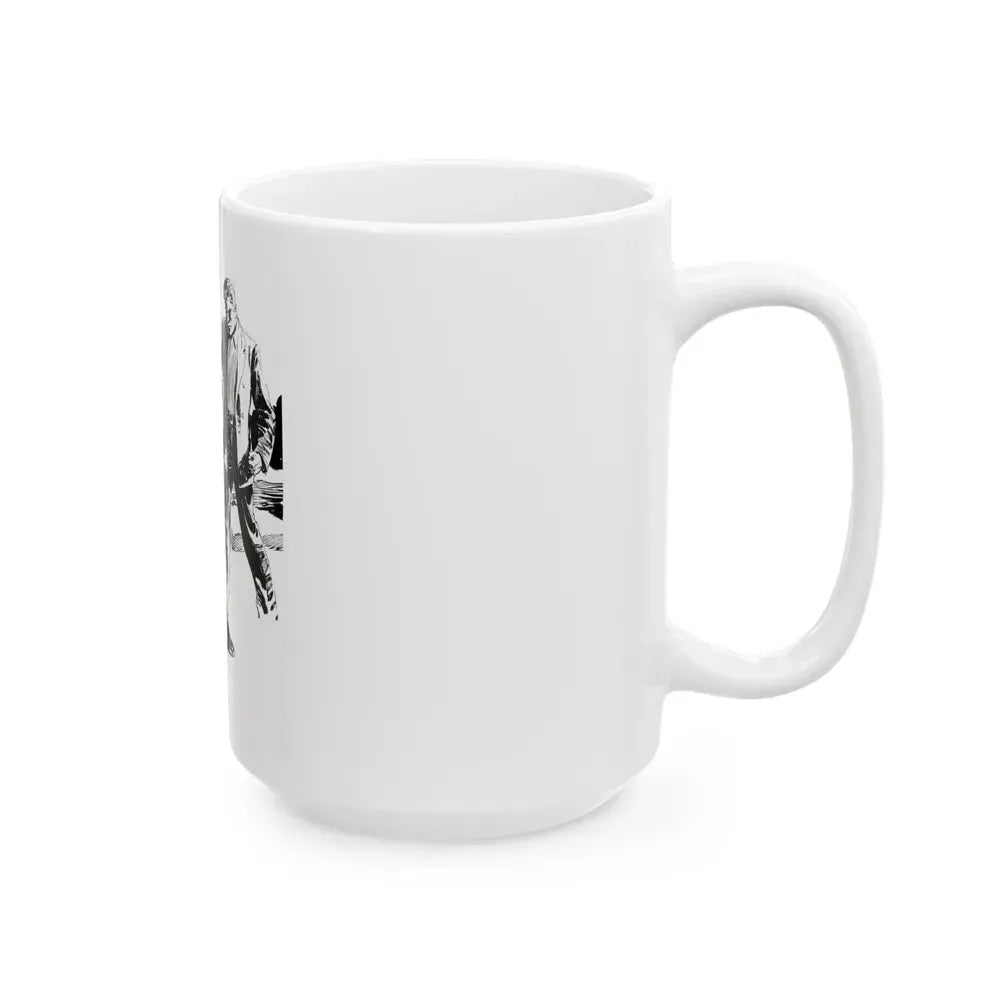 Group of six interior pulp illustrations (5) - White Coffee Mug - Go Mug Yourself