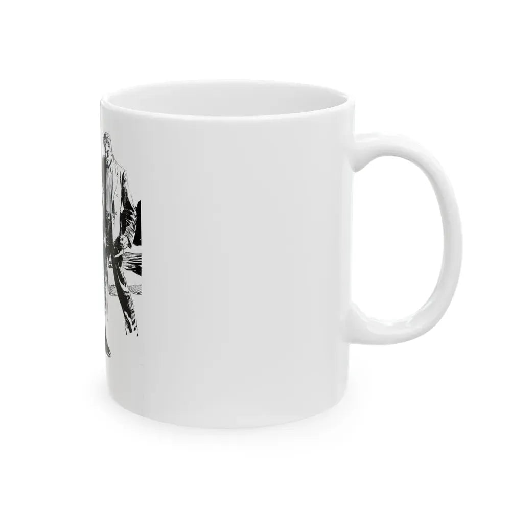 Group of six interior pulp illustrations (5) - White Coffee Mug - Go Mug Yourself